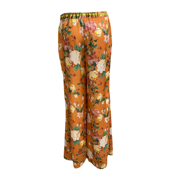 Pantalone satin fantasia