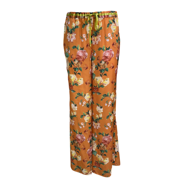 Pantalone satin fantasia