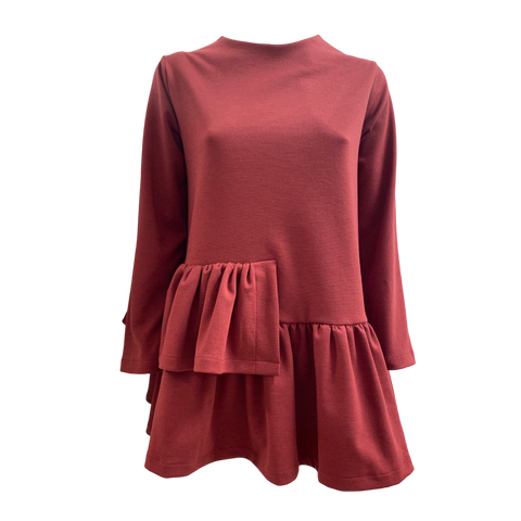 Blusa con balza