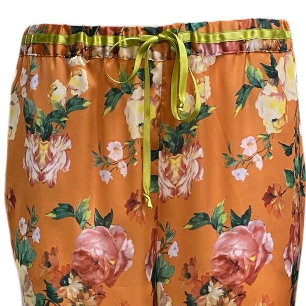 Pantalone satin fantasia