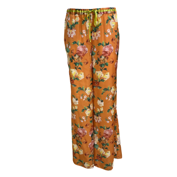 Pantalone satin fantasia