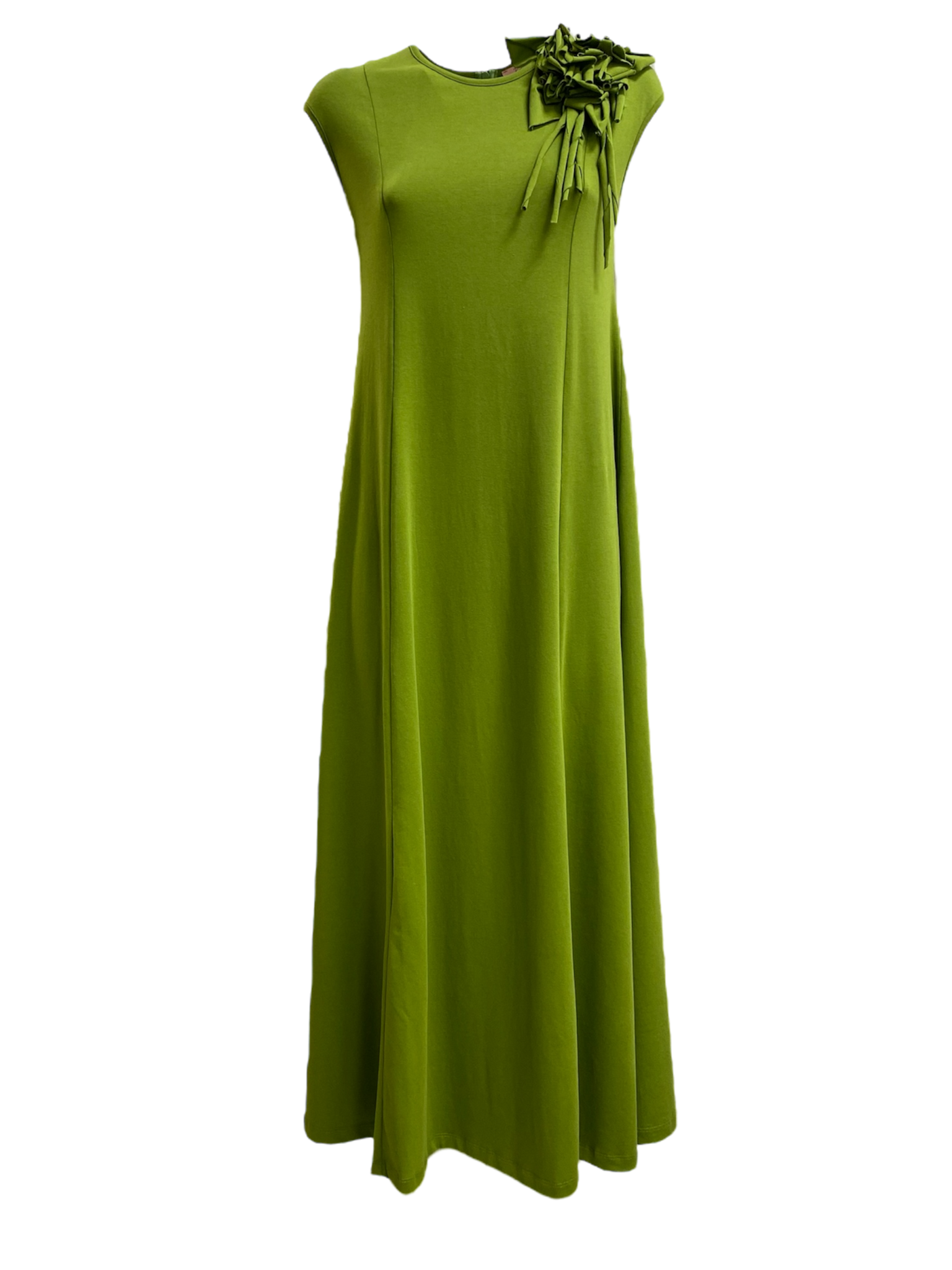 Abito con spilla fiore