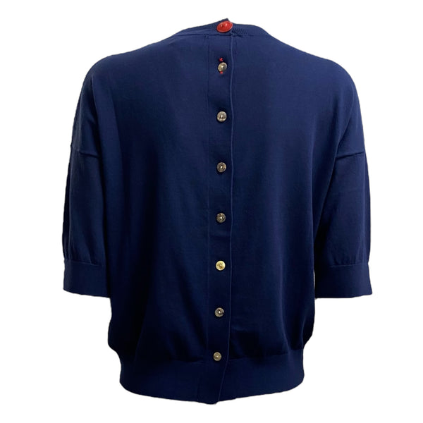 Maglia abbottonatura posteriore