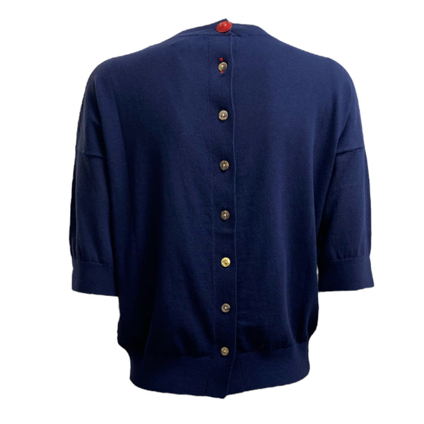 Maglia abbottonatura posteriore