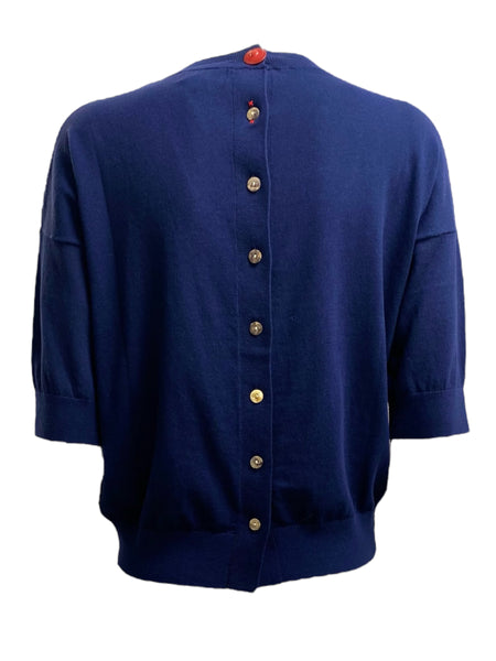 Maglia abbottonatura posteriore