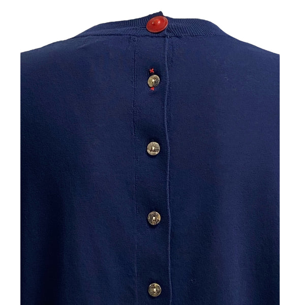 Maglia abbottonatura posteriore