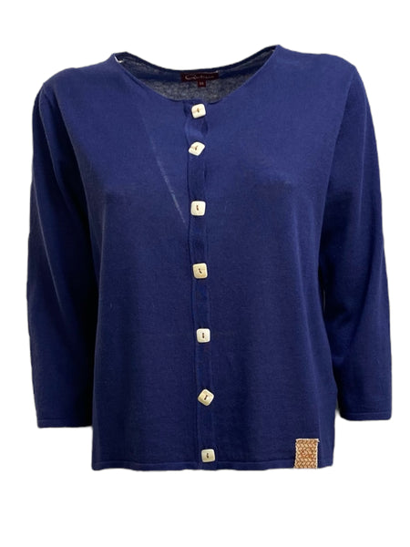 Cardigan lino e cotone