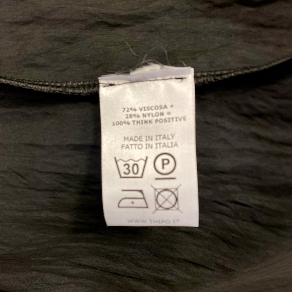 Abito stropicciato nero