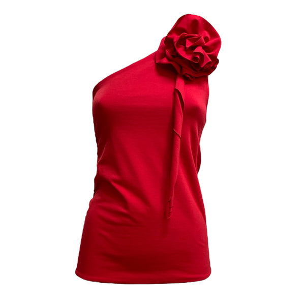 Monospalla con spilla fiore