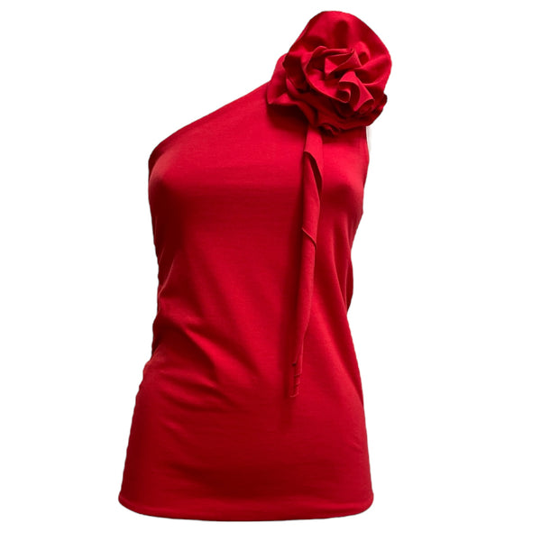 Monospalla con spilla fiore