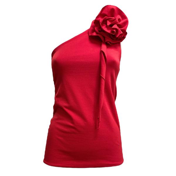 Monospalla con spilla fiore