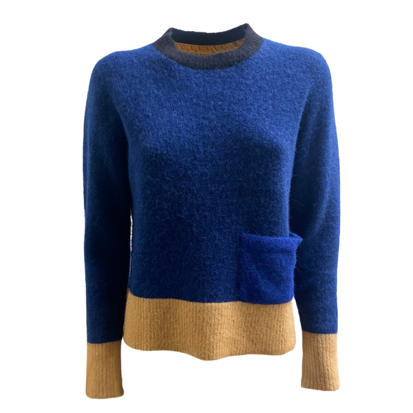 Maglia alpaca con tasca