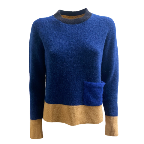 Maglia alpaca con tasca