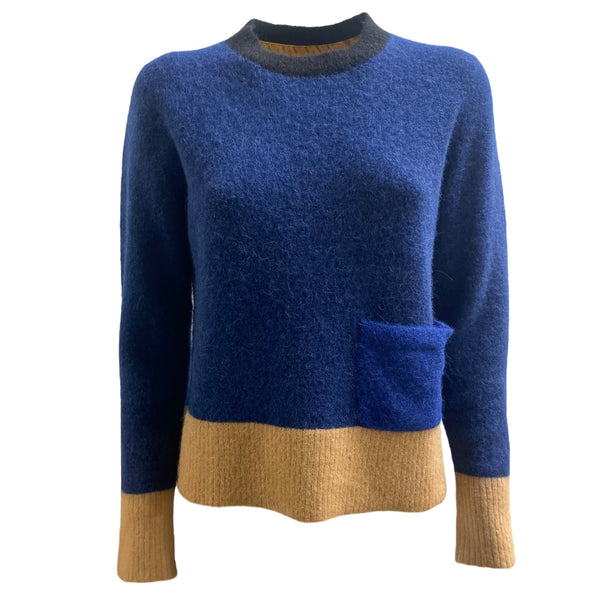 Maglia alpaca con tasca