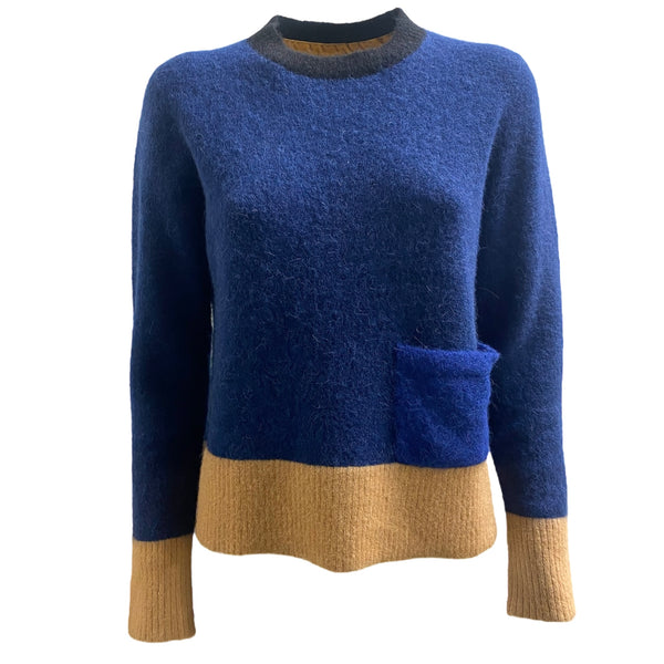 Maglia alpaca con tasca