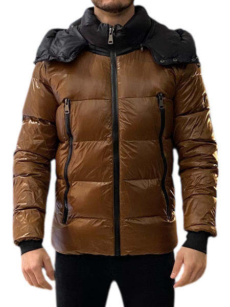 Giaccone con cappuccio rimovibile