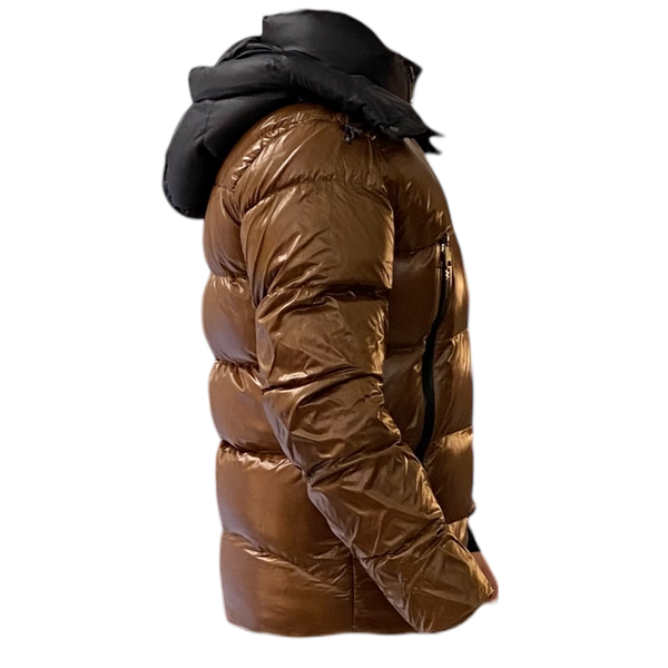 Giaccone con cappuccio rimovibile