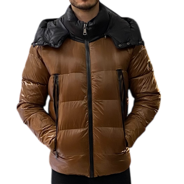 Giaccone con cappuccio rimovibile