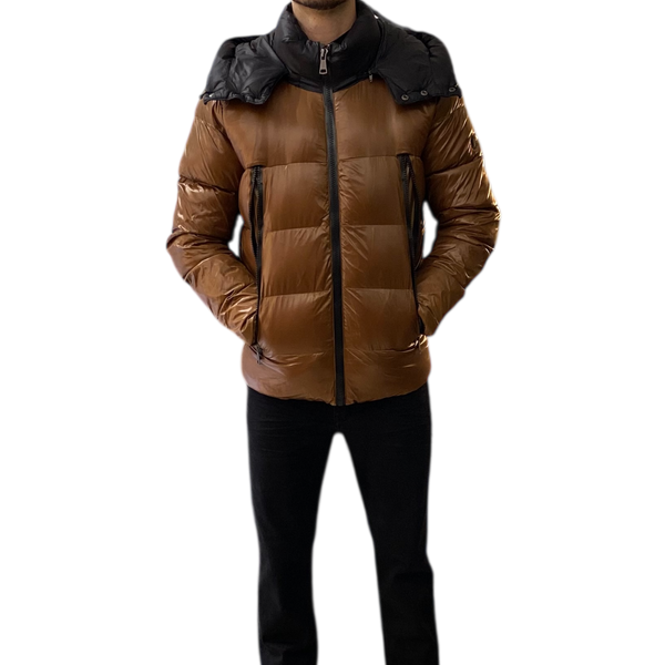 Giaccone con cappuccio rimovibile