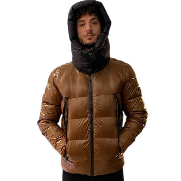 Giaccone con cappuccio rimovibile