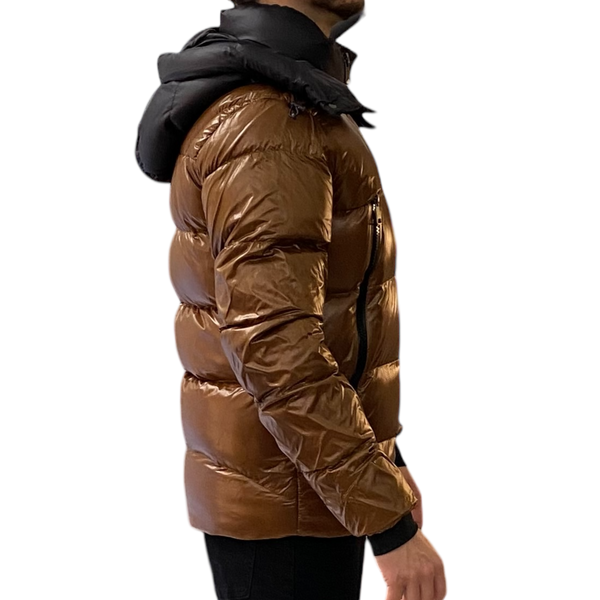 Giaccone con cappuccio rimovibile