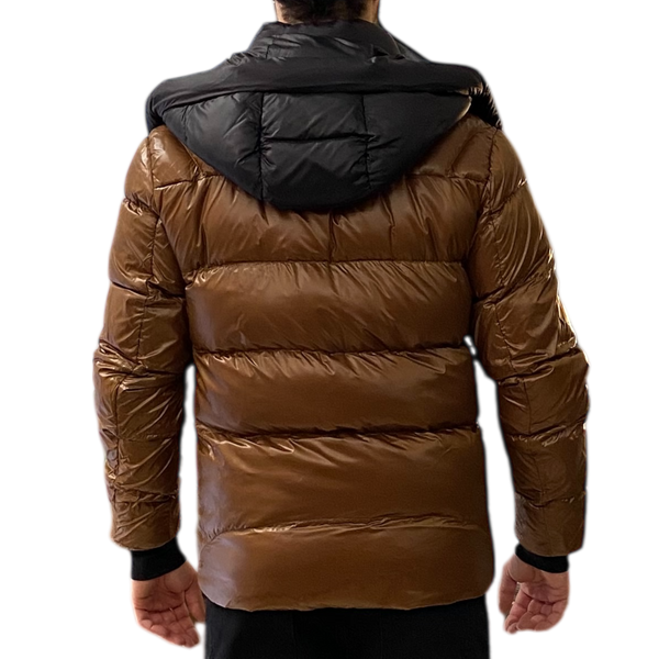 Giaccone con cappuccio rimovibile