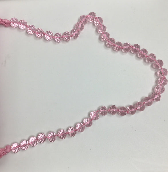 Pochette in rafia rosa