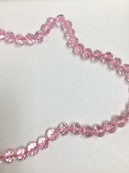 Pochette in rafia rosa